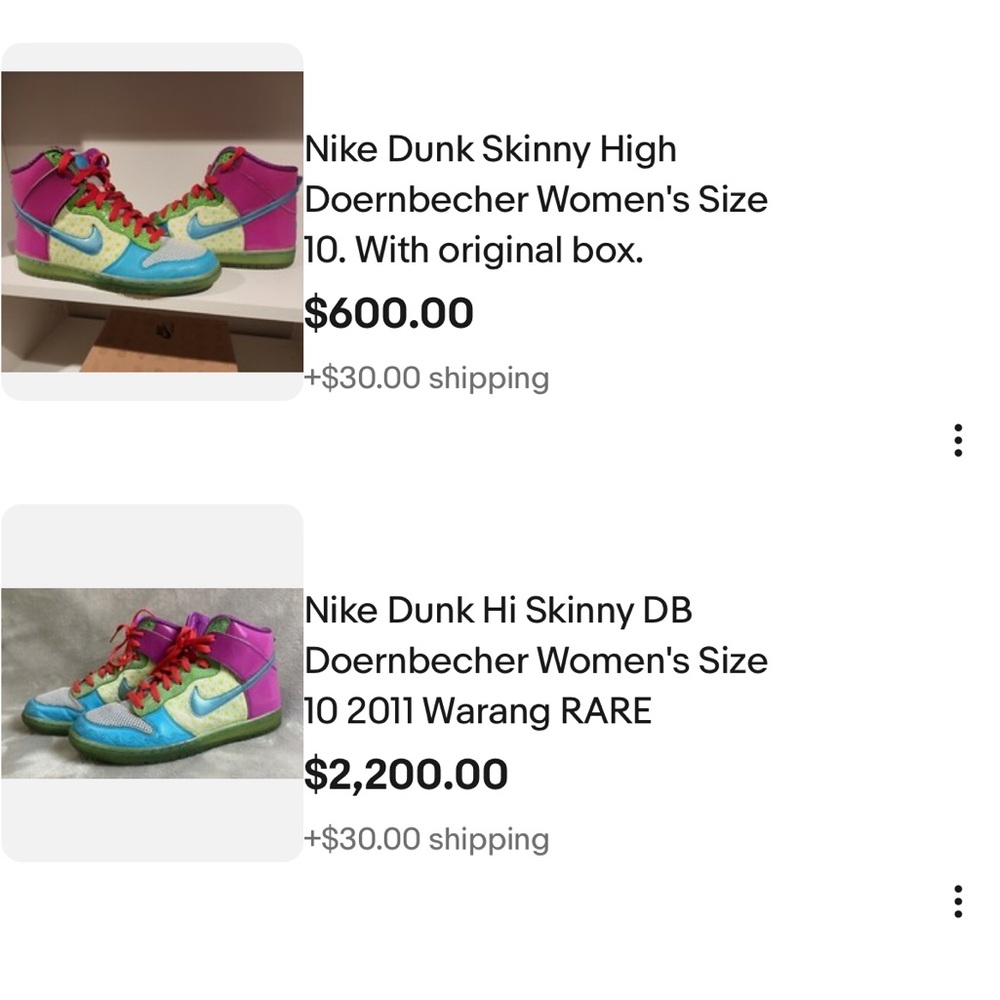 Nike Dunk High Skinny DB Doernbecher 2011 Warang Rare Limited Edition - Picture 14 of 15